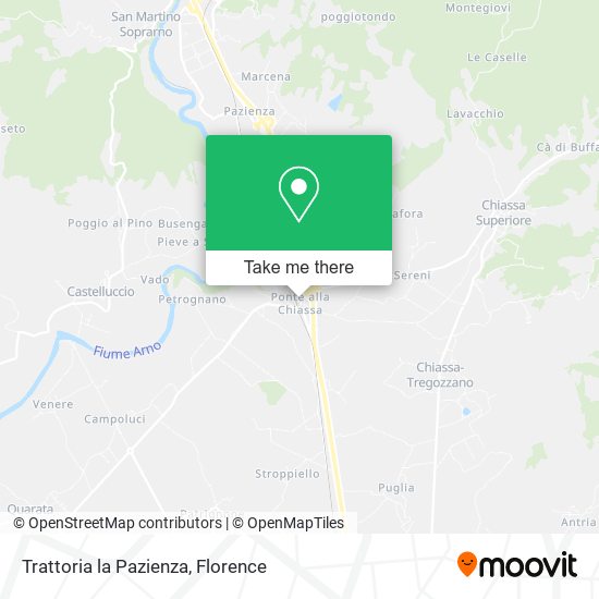 Trattoria la Pazienza map