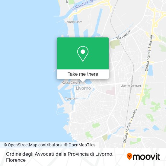 Ordine degli Avvocati della Provincia di Livorno map