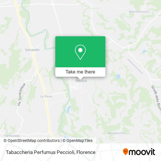 Tabaccheria Perfumus Peccioli map