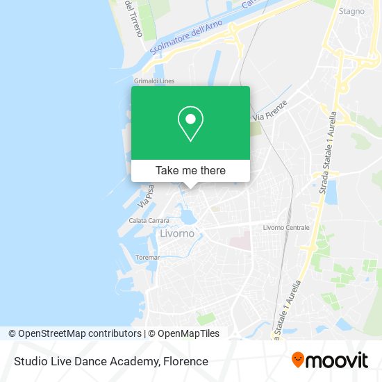 Studio Live Dance Academy map