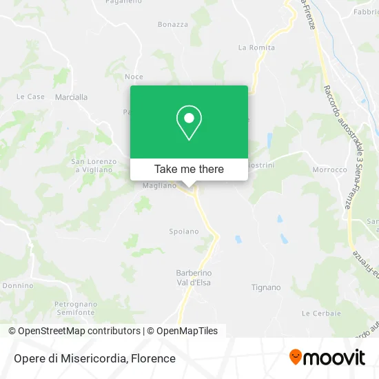 Opere di Misericordia map