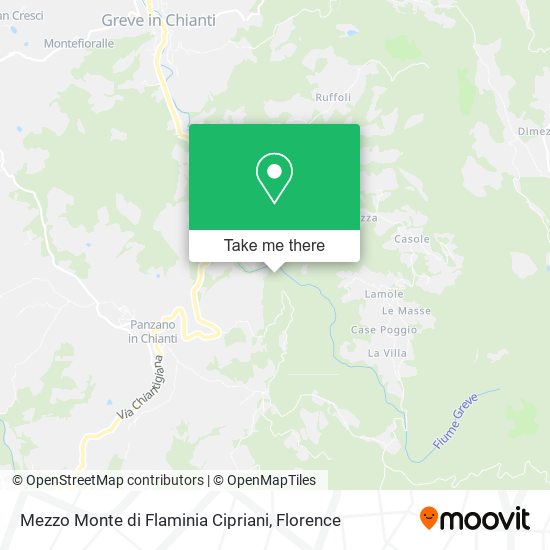 Mezzo Monte di Flaminia Cipriani map