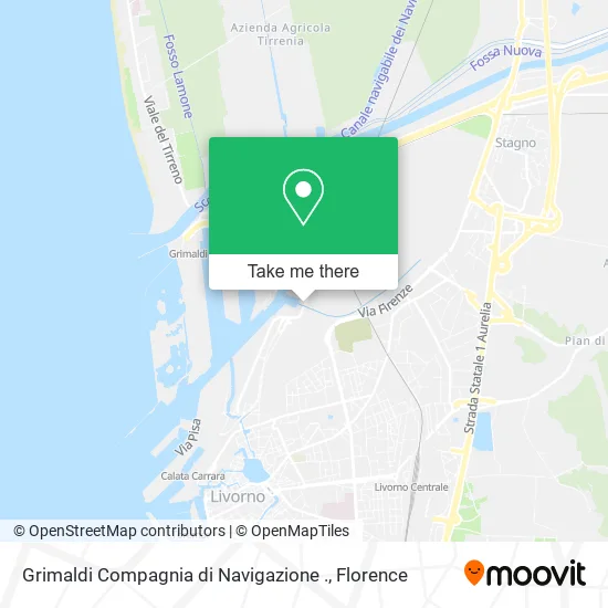 Grimaldi Compagnia di Navigazione . map