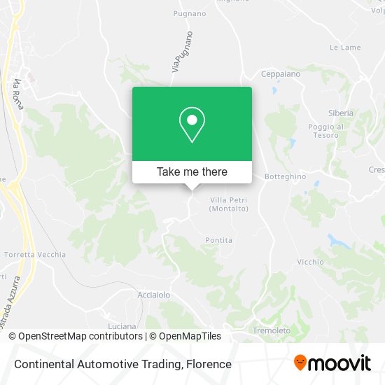 Continental Automotive Trading map