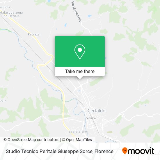 Studio Tecnico Peritale Giuseppe Sorce map