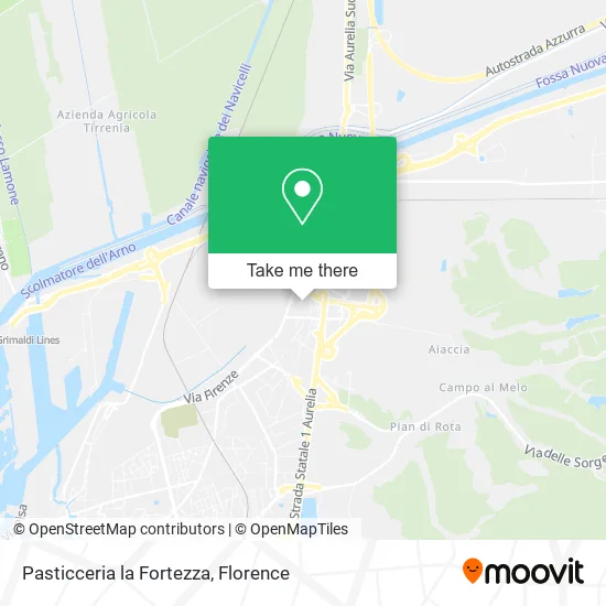 Pasticceria la Fortezza map