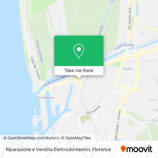 Riparazione e Vendita Elettrodomestici map
