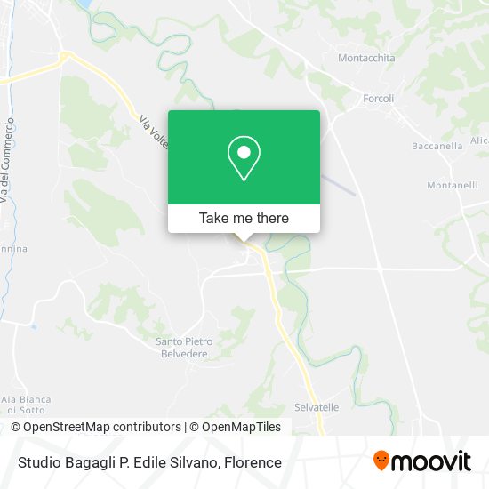 Studio Bagagli P. Edile Silvano map