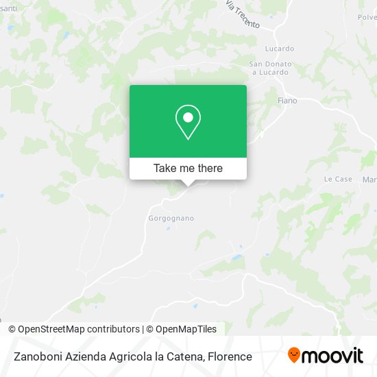Zanoboni Azienda Agricola la Catena map