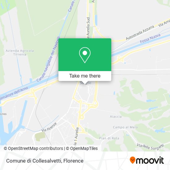 Comune di Collesalvetti map