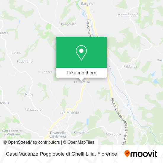 Casa Vacanze Poggiosole di Ghelli Lilia map