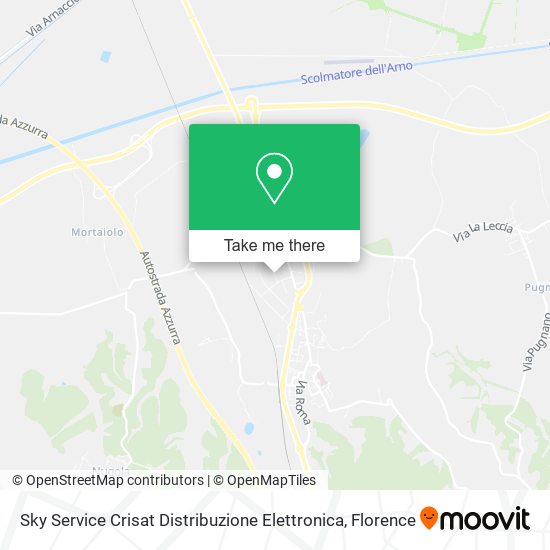 Sky Service Crisat Distribuzione Elettronica map