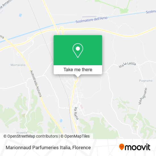 Marionnaud Parfumeries Italia map