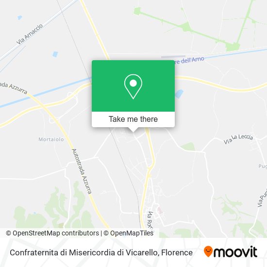 Confraternita di Misericordia di Vicarello map