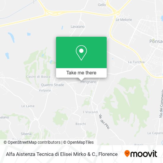 Alfa Aistenza Tecnica di Elisei Mirko & C. map