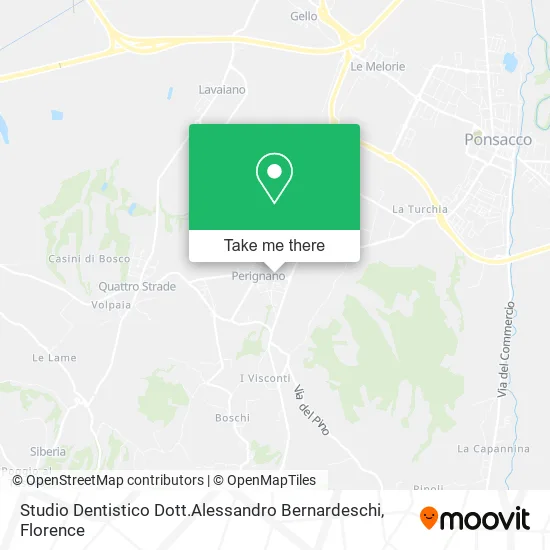 Studio Dentistico Dott.Alessandro Bernardeschi map
