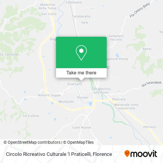 Circolo Ricreativo Culturale 'I Praticellì map