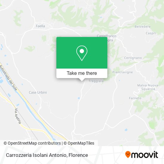 Carrozzeria Isolani Antonio map