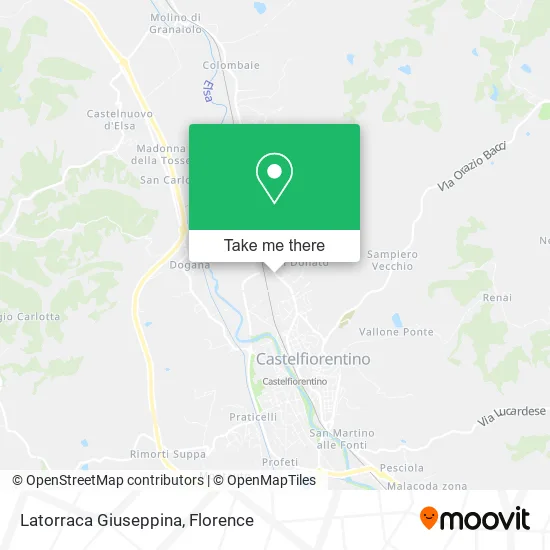 Latorraca Giuseppina map
