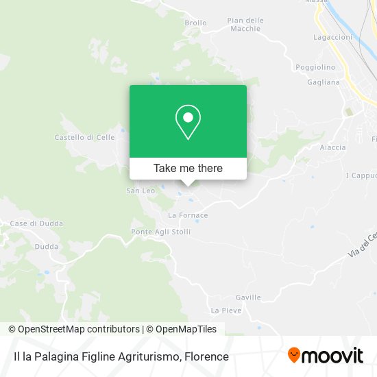 Il la Palagina Figline Agriturismo map