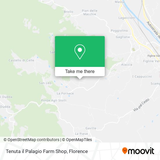 Tenuta il Palagio Farm Shop map