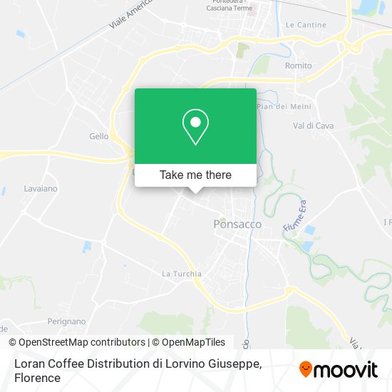 Loran Coffee Distribution di Lorvino Giuseppe map