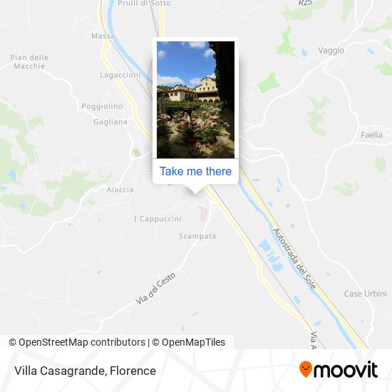 Villa Casagrande map