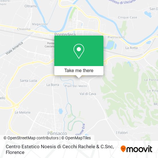 Centro Estetico Noesis di Cecchi Rachele & C.Snc map