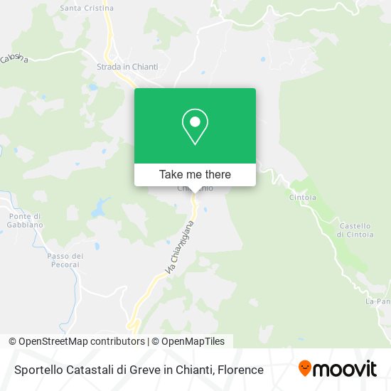 Sportello Catastali di Greve in Chianti map