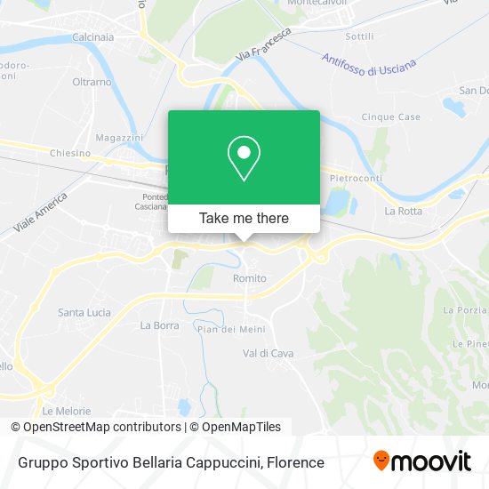 Gruppo Sportivo Bellaria Cappuccini map