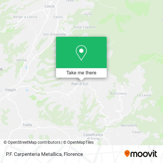 P.F. Carpenteria Metallica map