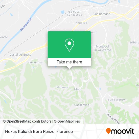Nexus Italia di Berti Renzo map