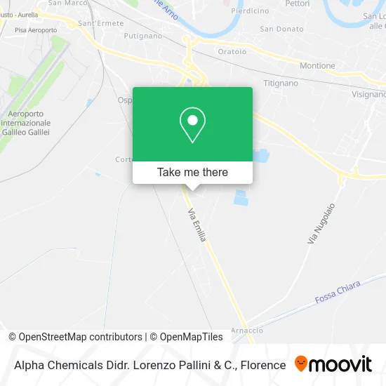 Alpha Chemicals Dir. Lorenzo Pallini & Co. map