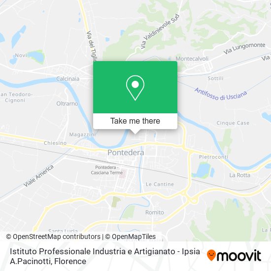 Istituto Professionale Industria e Artigianato - Ipsia A.Pacinotti map
