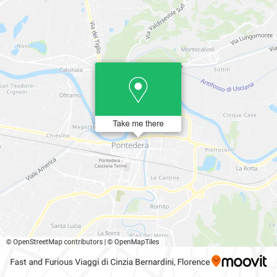 Fast and Furious Viaggi di Cinzia Bernardini map