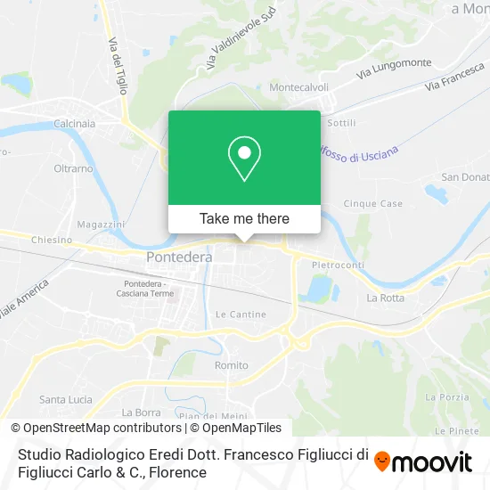 Radiological Studio Heirs of Dr. Francesco Figliucci by Figliucci Carlo & Co. map