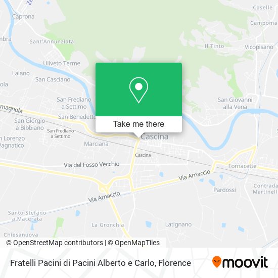 Fratelli Pacini di Pacini Alberto e Carlo map
