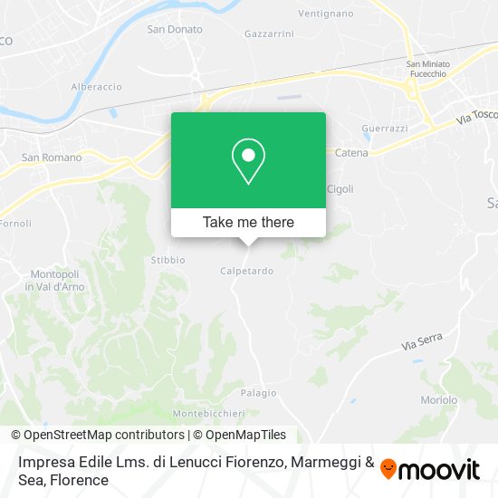 Impresa Edile Lms. di Lenucci Fiorenzo, Marmeggi & Sea map
