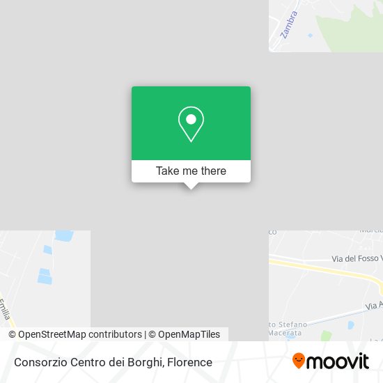 Consorzio Centro dei Borghi map
