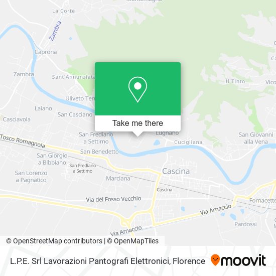 L.P.E. Srl Lavorazioni Pantografi Elettronici map