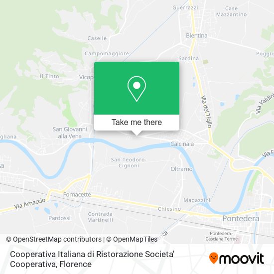 Cooperativa Italiana di Ristorazione Societa' Cooperativa map