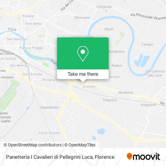 Panetteria I Cavalieri di Pellegrini Luca map