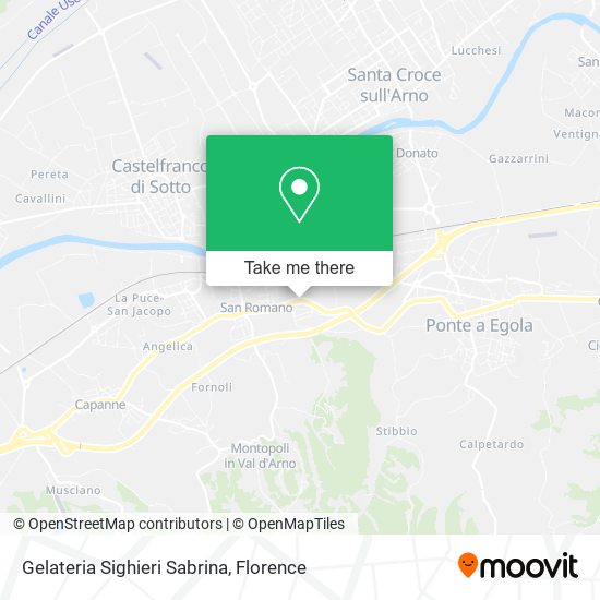 Gelateria Sighieri Sabrina map