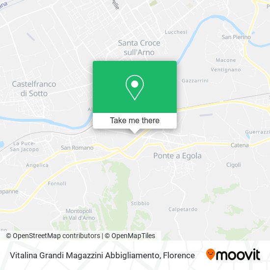 Vitalina Grandi Magazzini Abbigliamento map