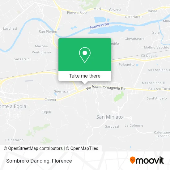 Sombrero Dancing map