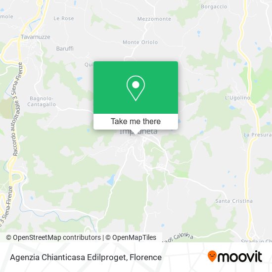 Agenzia Chianticasa Edilproget map