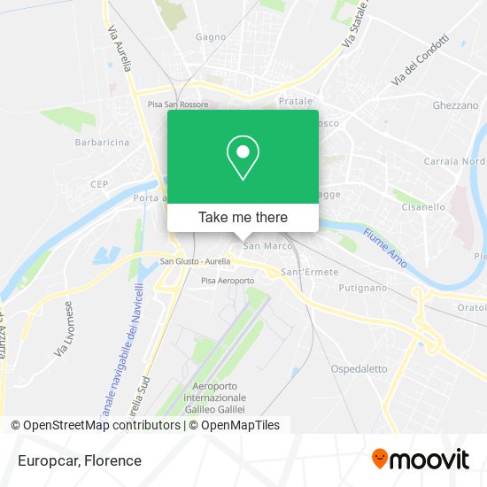 Europcar map