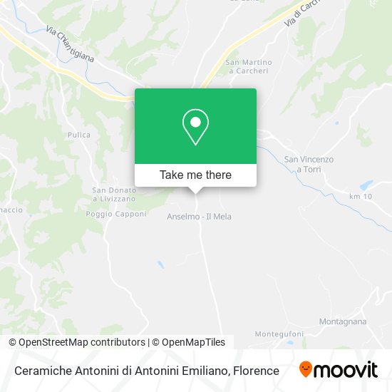 Ceramiche Antonini di Antonini Emiliano map