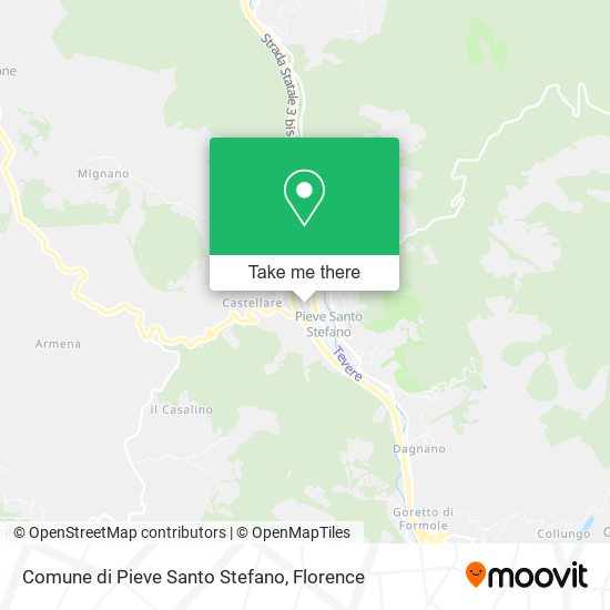 Comune di Pieve Santo Stefano map