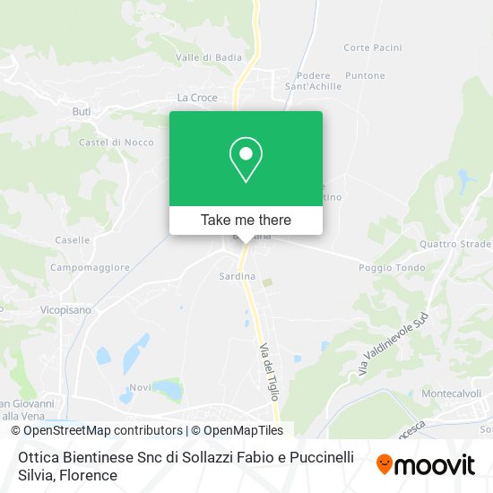 Ottica Bientinese Snc di Sollazzi Fabio e Puccinelli Silvia map